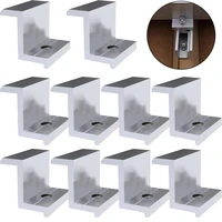 Supports solaires photovoltaïques, 10 pièces, pince en alliage d'aluminium pour Module solaire, supports de panneaux solaires, accessoires, pinces d'extrémité PV 1