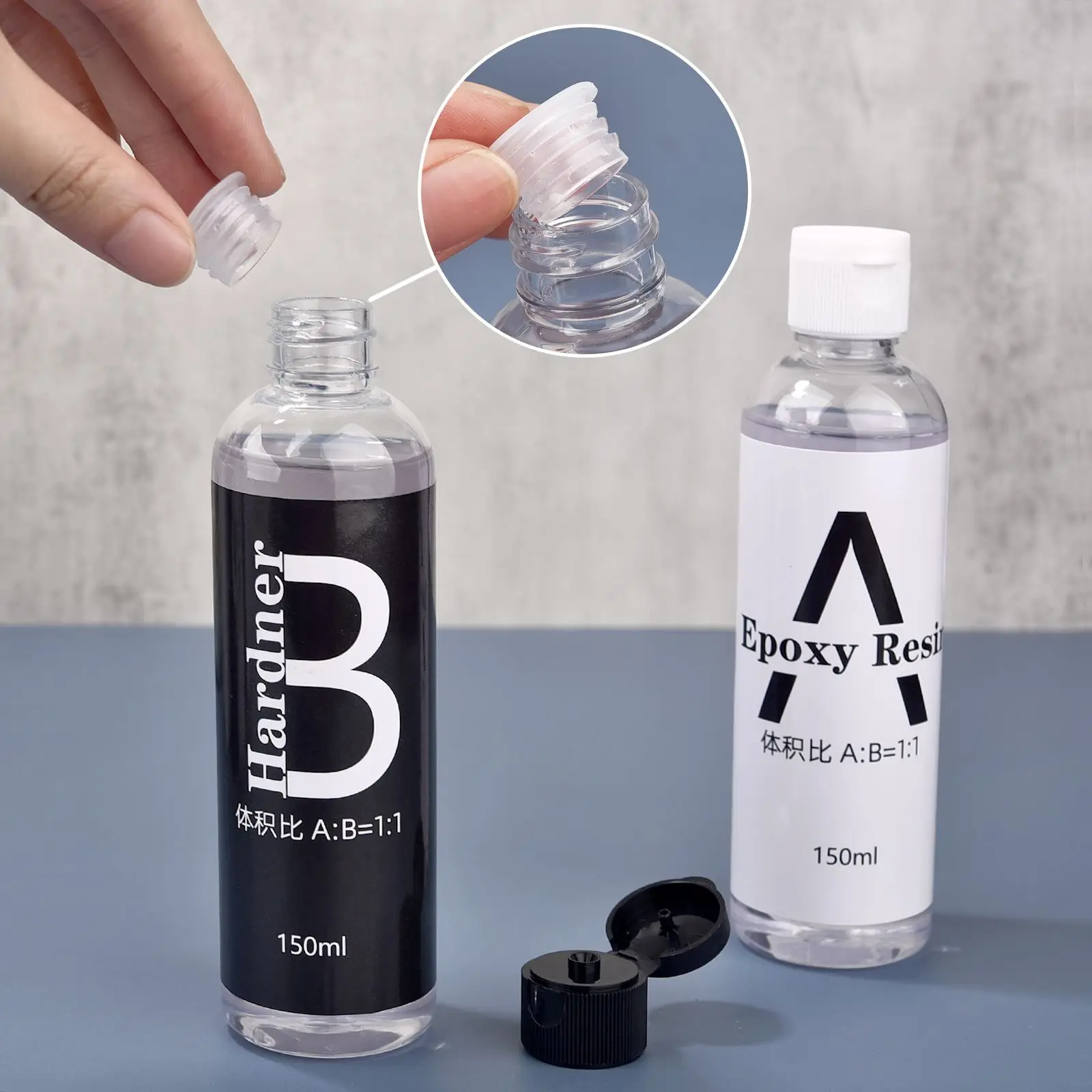 1:1 Crystal Clear Epoxy Resin Kit High Gloss & Bubbles Free Art Resin  Supplies for Coating and Casting Craft DIY Jewelry Making
