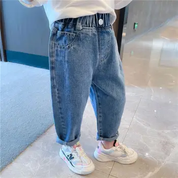 Girls Spring Loose Denim Pants 1