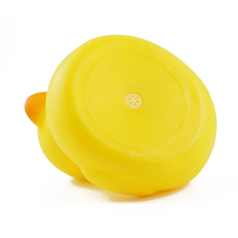 1Pc Cute Small Yellow Duck Baby Bath Toys Squeeze Rubber BB Bathing Water Fun Toy Race Classic Squeaky Kids Toys 6
