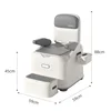 Antirollover Elderly Commode Toilet Chair With Night Lamp Rotatable Armrest Leather Backrest For Mobility And Comfort In Home 6