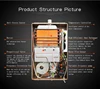 ROC Tankless Water Heater 12L16L Instant Heating Natural Gas Water Heater Constant Temperature Indoor Automatic 5
