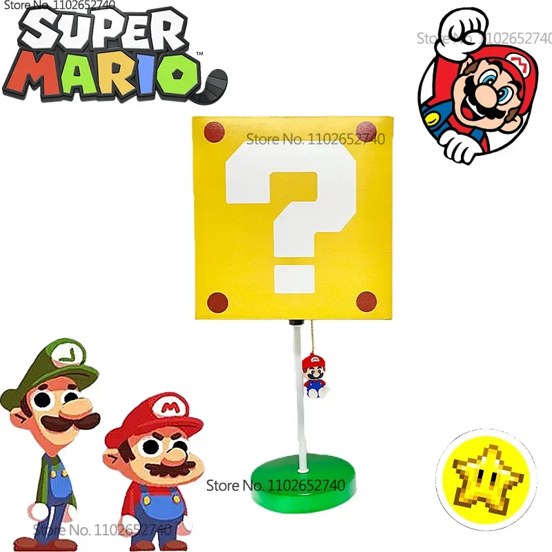 

New Super Mario Game Rechargeable Night Light Lamp Cute Led Desk Lamp Home Decor Lights Indoor Lighting Kids Game Periphery Gift