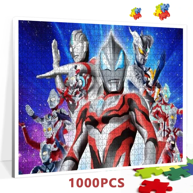 Ultraman Puzzle for Adults 300/500/1000 Pieces Japanese Manga Paper Jigsaw  Puzzle Bandai Classic Cartoon Pictures for Kids Gifts - AliExpress