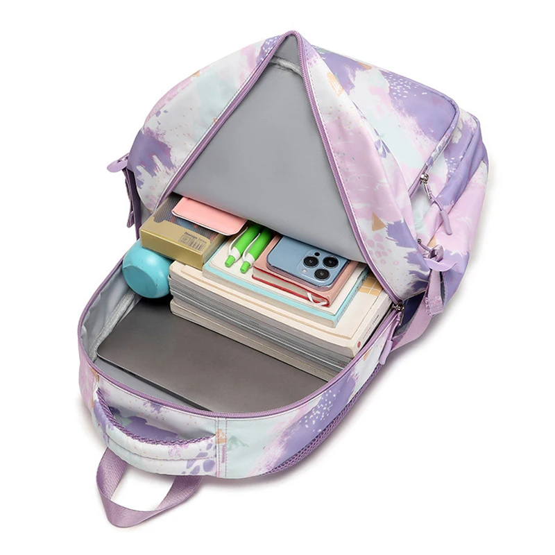 School Bag for Girls 3 Pcs/Set Waterproof Children's Backpack School Pencil Cases Lunchbox Aesthetic Backpacks Bookbag 3