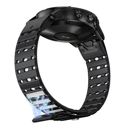 Magnetic Silicone Strap - QuickFit Bracelet Band - 22mm (B)