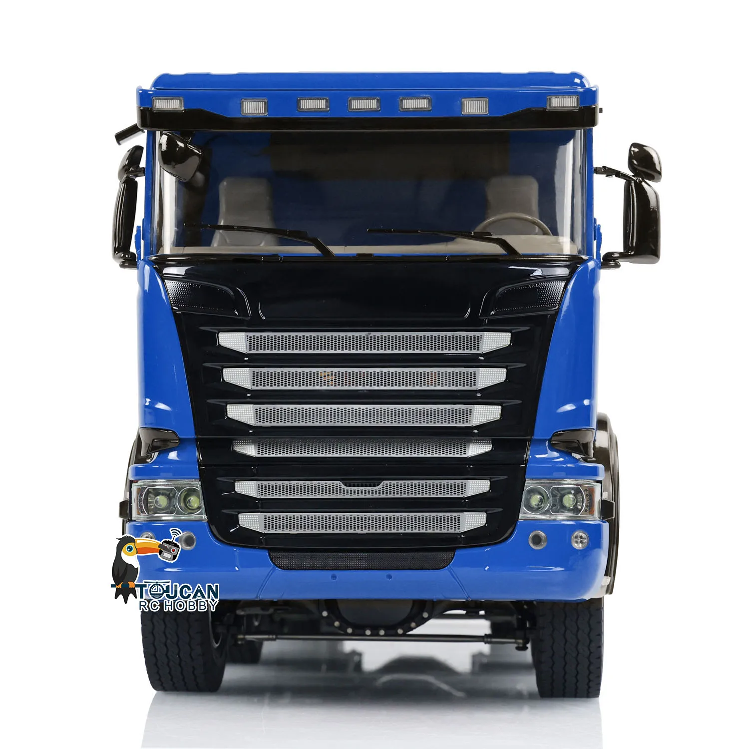 1:14 8x8 RC Hydraulic Dumper Car Metal Roll-on Full Dump Truck High Bucket Sound Light Finished Toy Tipper Vehicle Model TH23920 3