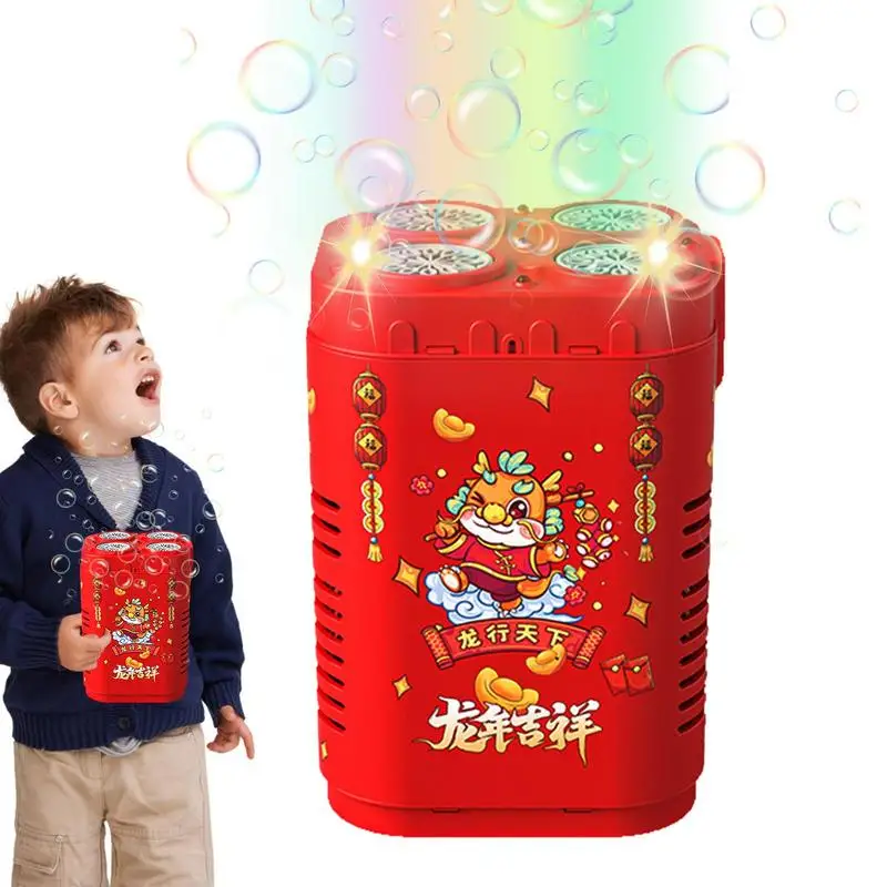 

Electric Bubble Machine Year Of The Dragon Bubble Blower Bubble Blowing Toy With Sound Effects For Birthday Parties Weddings New