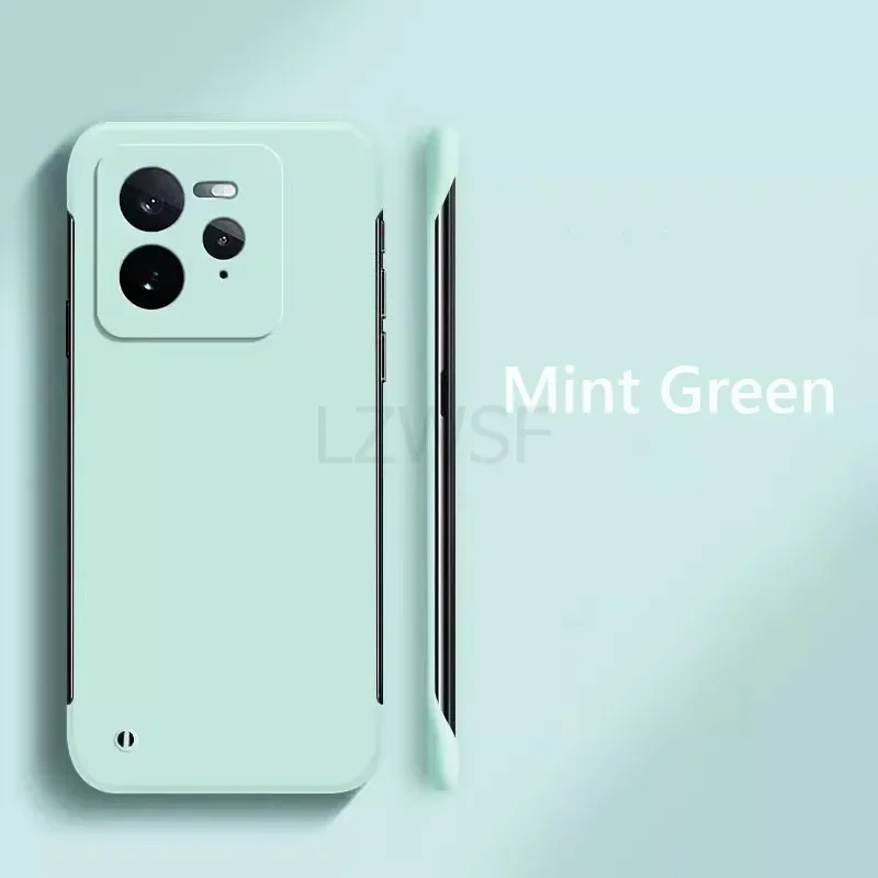 Frameless Slim Matte Hard Back Shockproof Case