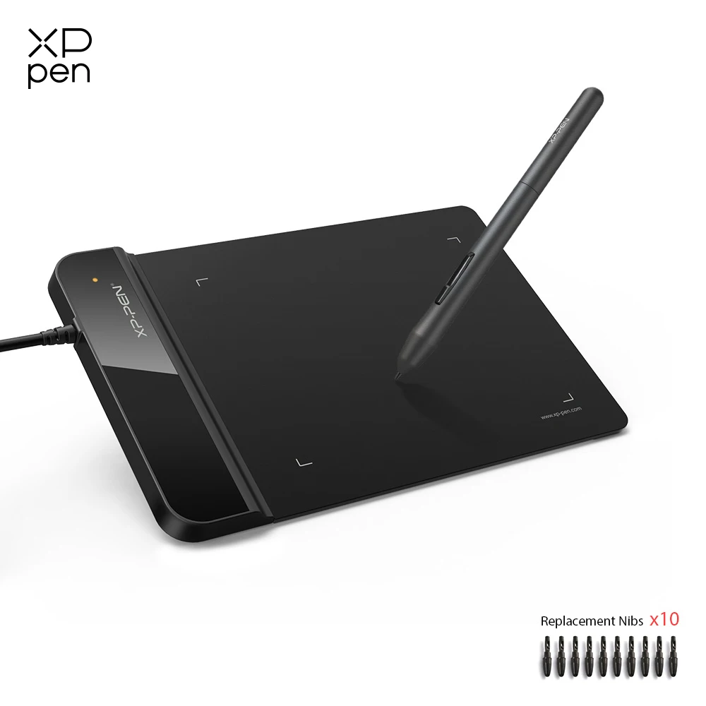 XPPen G430S 드로잉 태블릿, 4x3 인치 그래픽 태블릿, 디지털 태블릿, 8192 레벨 미니 태블릿, OSU 게임용, 배터리 없는 스타일러스