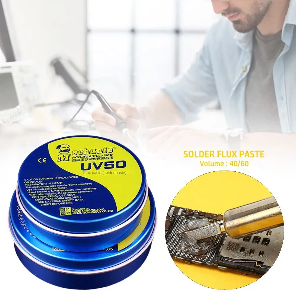 

Halogen-free Solder Flux Paste Practical No-clean Lead-Free Rosin Based Flux Soldering Paste BGA PCB Reballing