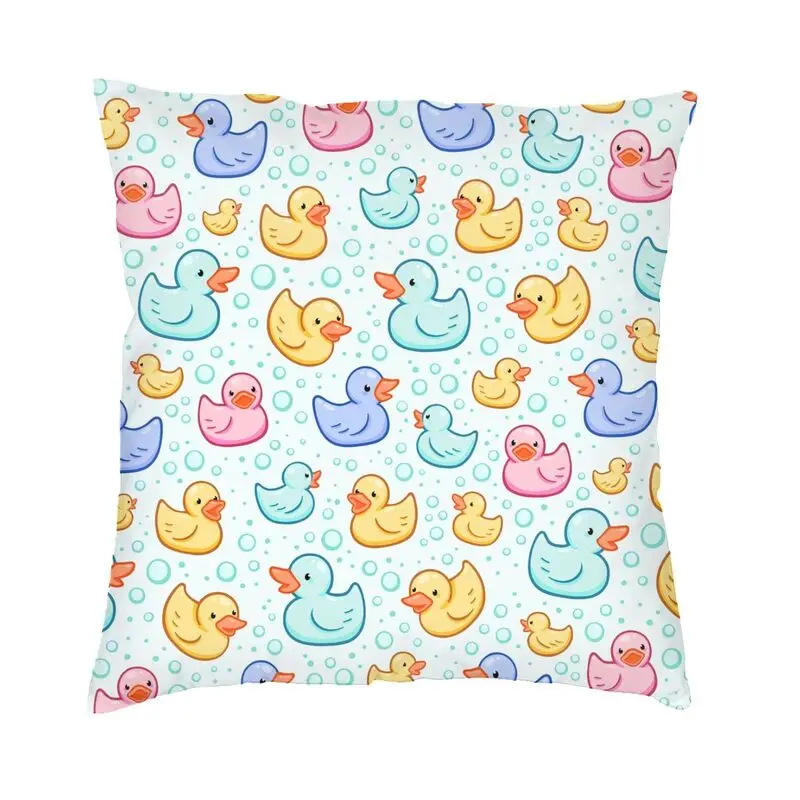 

Rubber Ducks Pillow Case 45x45cm for Living Room Luxury Cushion Cover Square Pillowcase