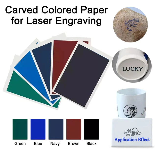 Marking Paper, Engraving Marking Paper for Laser Engraver and Cutting Machine Laser Engraving