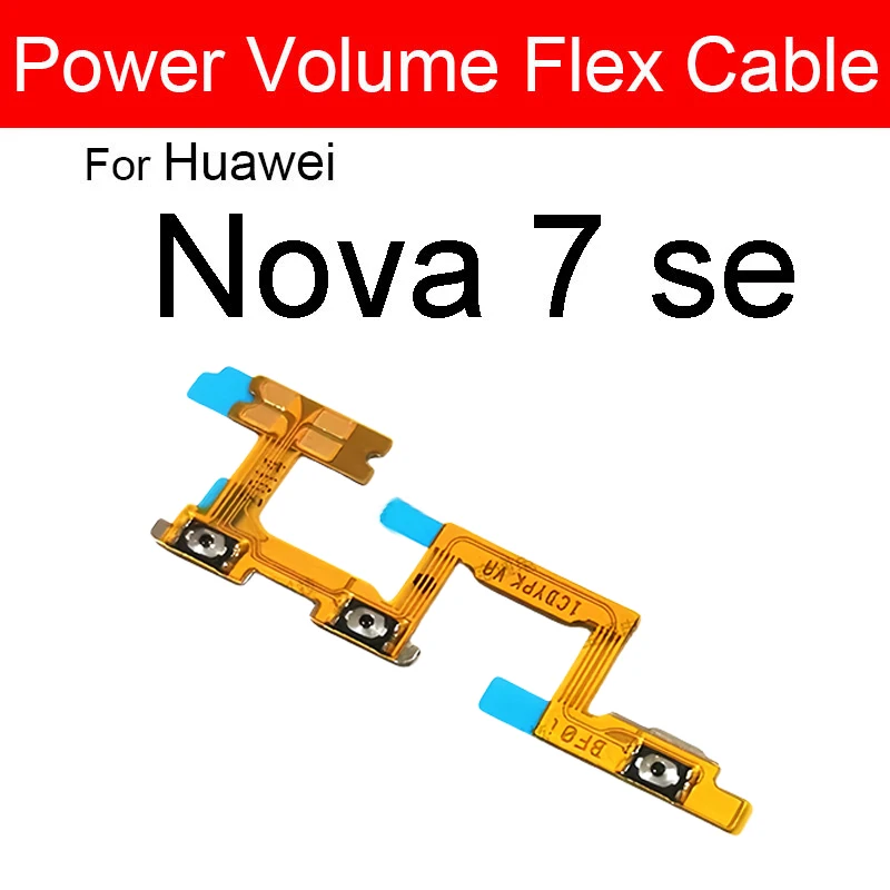 Nappe De Touches Power + Volume Pour Huawei Nova - Pièce Détachée D'occasion - Fonctionnelle