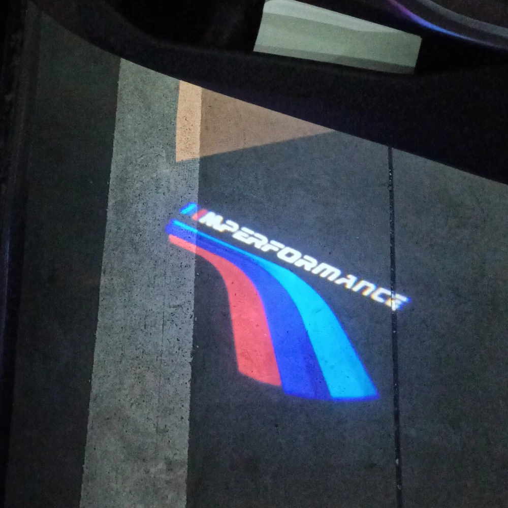 Proyector láser LED para puerta de coche, accesorios para BMW Serie 1, 3, 5, 7, E81, E82, E87, F20, E90, E91, E92, M3, E60, E61, F10, F07, M5, E63 M