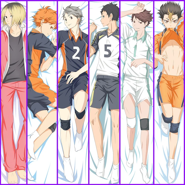 Anime Vôlei Karasuno Cosplay Dakimakura Corpo Haikyuu!! Capa de travesseiro  manga hinata shoyo cama abraçando fronha de corpo – comprar a preços