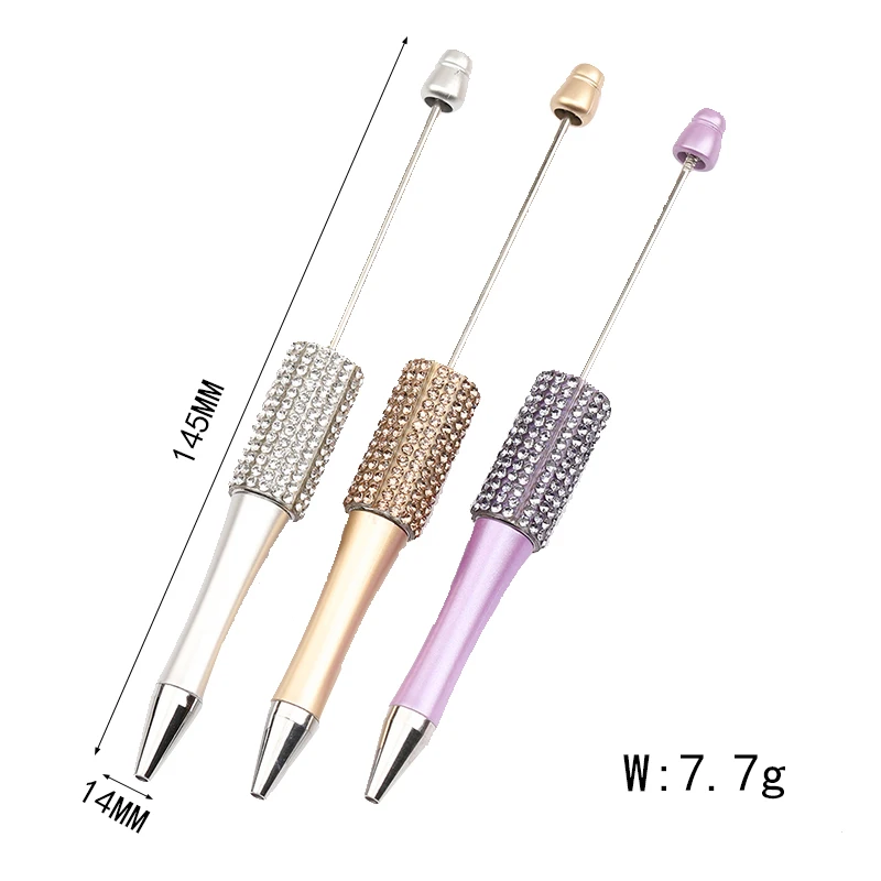 Cordial Design 20Pcs 14*145MM Jewelry Findings & Components/Cute Plastic Pens/Beaded Pen Accessories/Beadable Pen Findings - cordial