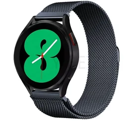 Elegant Milanese Loop Metal Watch Band Bracelet, 20mm/22mm Adjustable Strap for 22MM watch band (Space Gray 21)