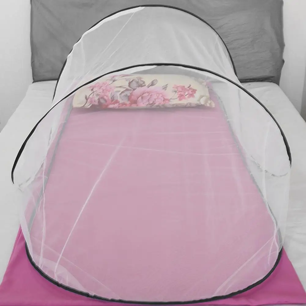 Ventilated Fly Shelter Portable Pop Up Mosquito Net Tent for Bed Lightweight Folding Net for Indoor Outdoor Camping Maximum