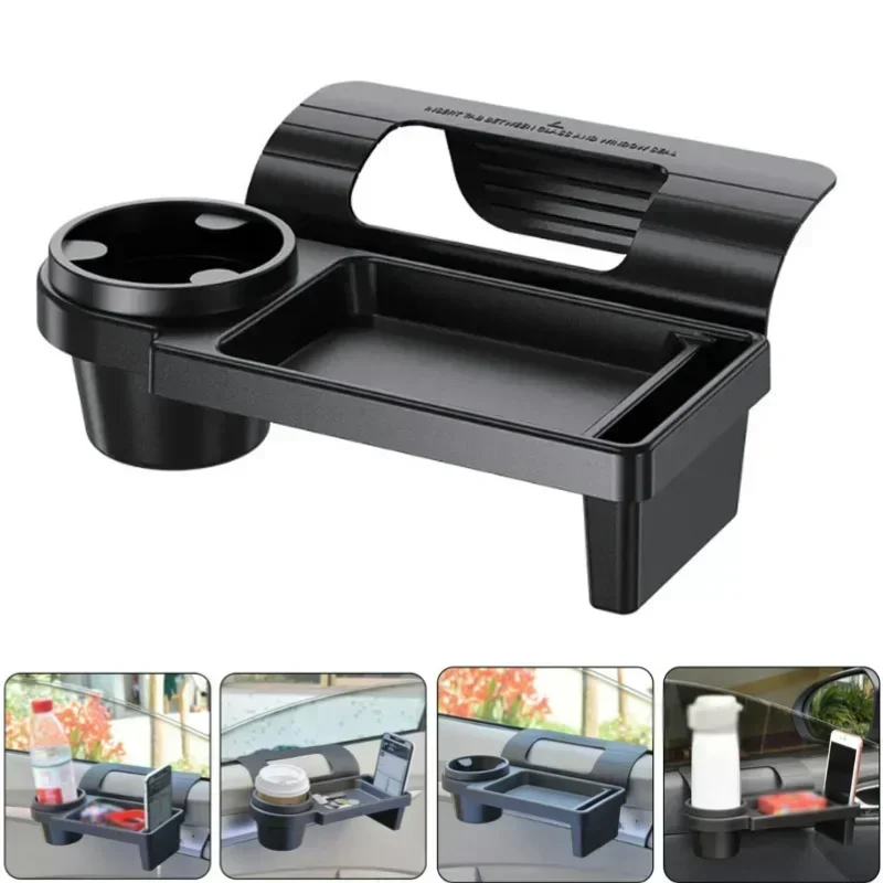 Universal Car Door Organizer – Hanging Storage Rack with Cup Holder, Multifunctional Auto Interior Pocket