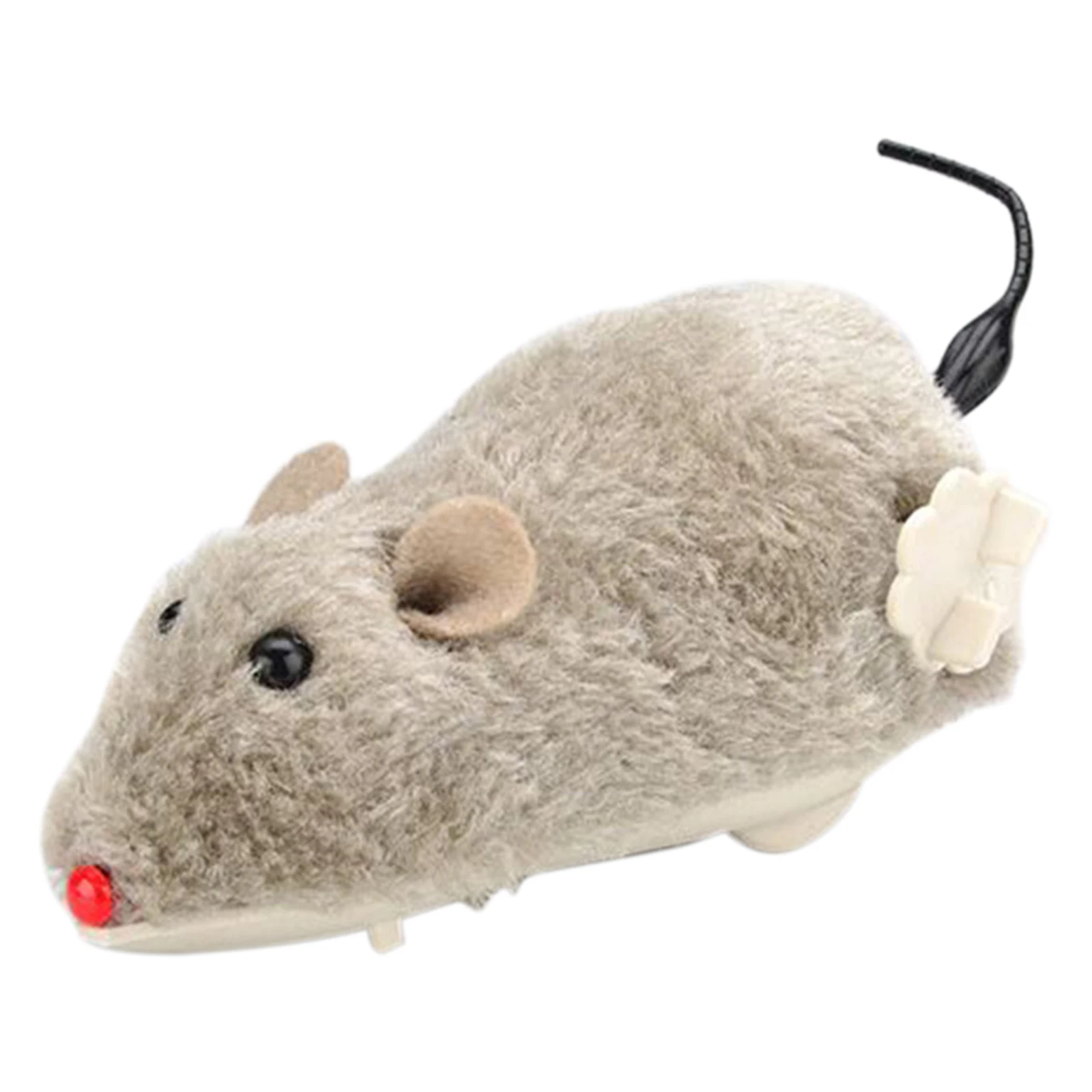 Wireless Plush Mouse Funny Pet Cat Remote Control Fake Simulation Electronic Mice Interactive Mechanical Motion Kitten Rat Toy 