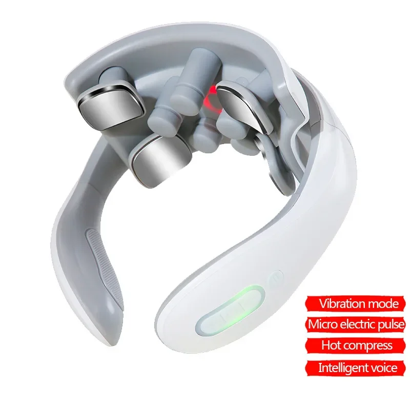 

Neck Massage Machine4/6/8Head And Neck Protection Heating Machines Breathing Light Vibration Hot Compress Cervical Spine Machine