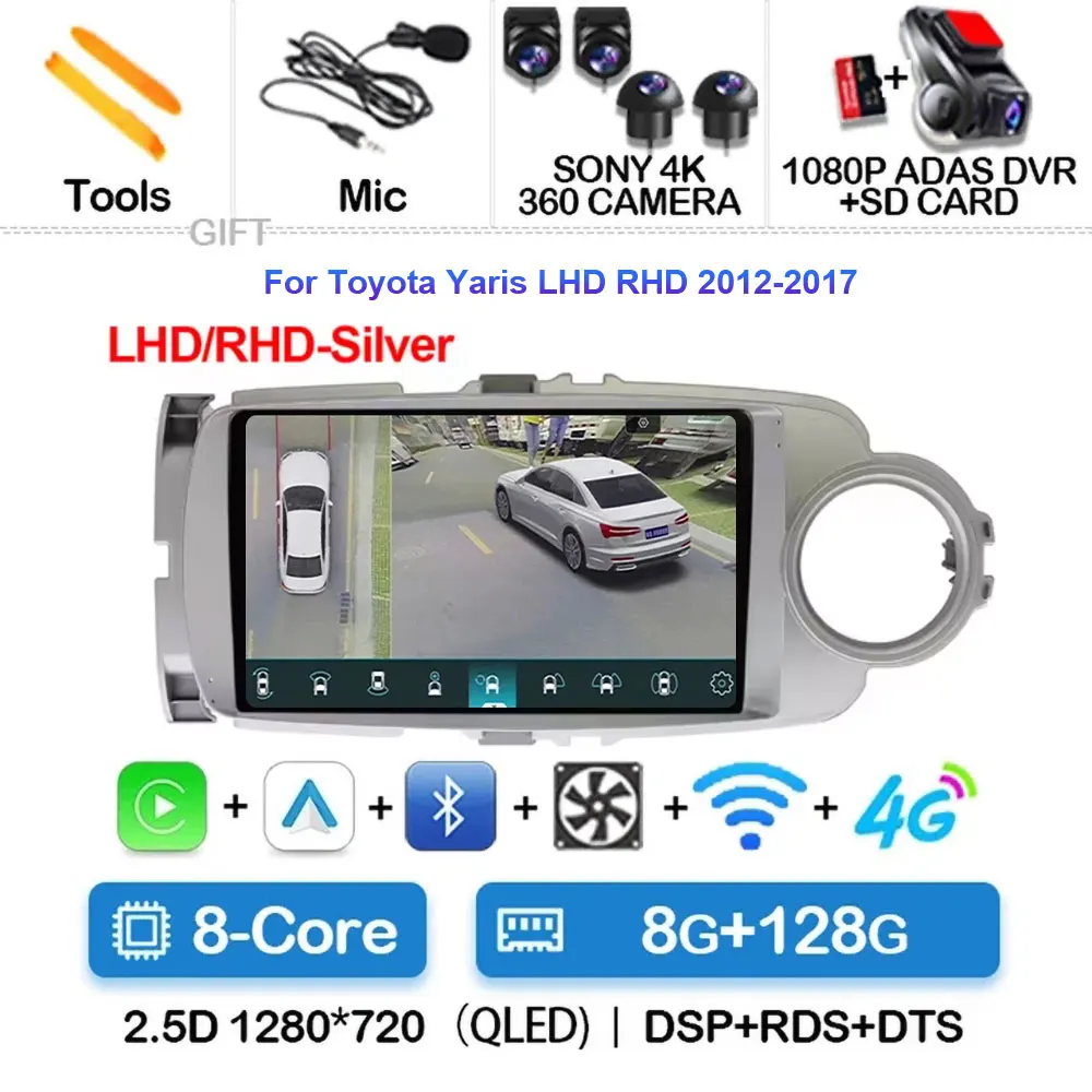 B 8G-128G 360 DVR
