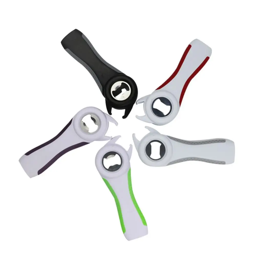 Multifunctional plastic five-in-one bottle opener can opener