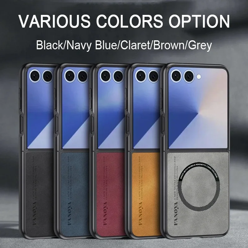 Luxury Retro Sheepskin Ultra Slim Magnetic Charge Shockproof Case