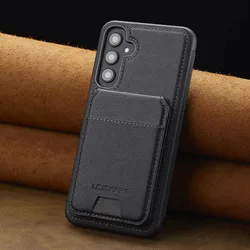 Detachable Magnetic Card Holder Wallet Case for Smasung S25Ultra (Black)