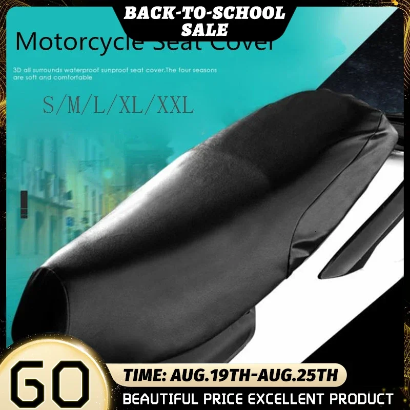 Universal Waterproof Motorcycle Sunscreen Seat Cover Cap Prevent Bask In Seat Scooter Sun Pad Heat Insulation Cushion Protect
