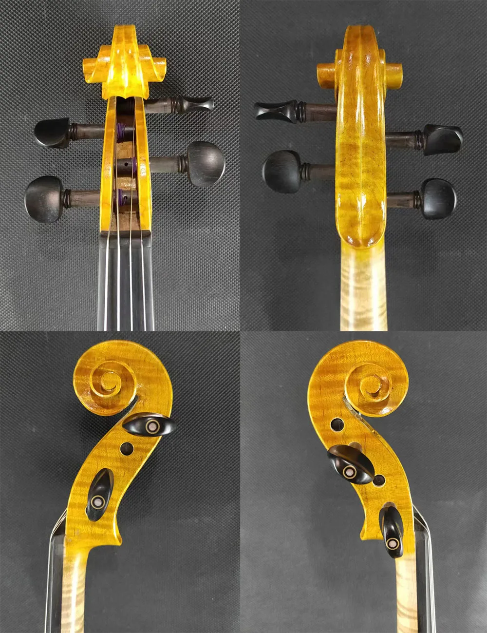Acoustic Violin Violin Accessories Professional Violin with Clear Varnish Canadian Engelman Spruce 4/4 Size