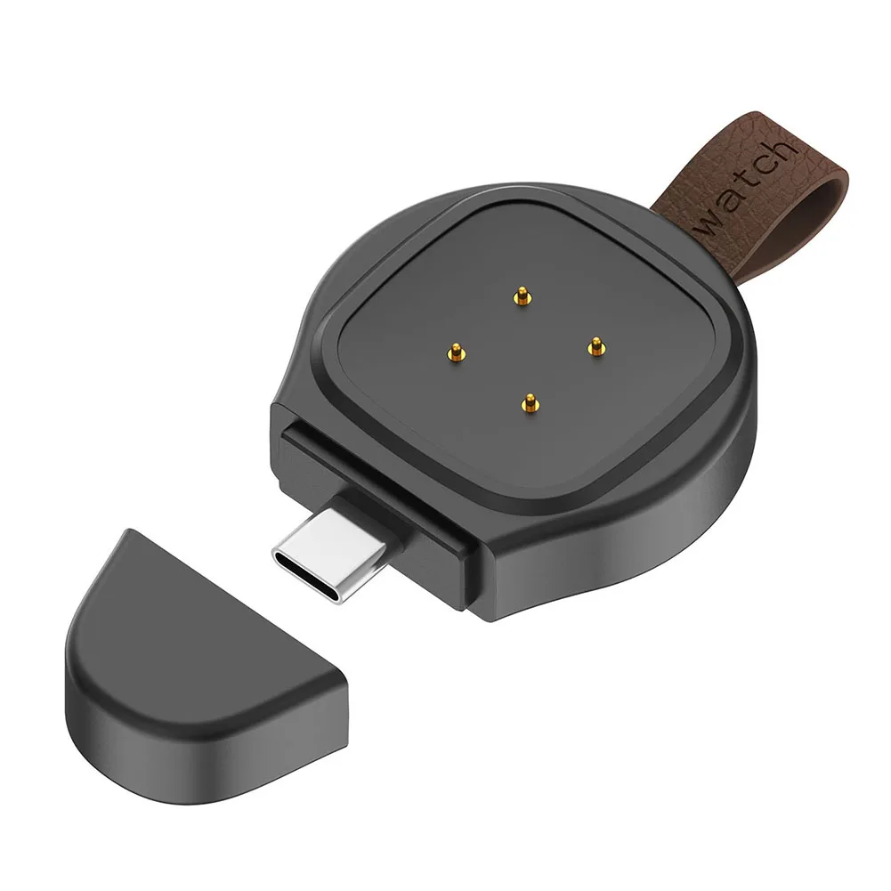 For Fitbit Versa 3/Fitbit Sense Charger Magnetic USB/Type-C Watch Charger Smart Watch Portable Wireless Charger Travel Cordless