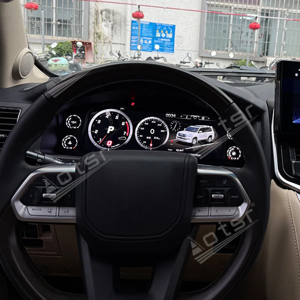 토요타 랜드 크루저 LC200 2008-2015 다기능 LCD 디지털 대시보드 콕핏 가상 계기판 업그레이드 액세서리