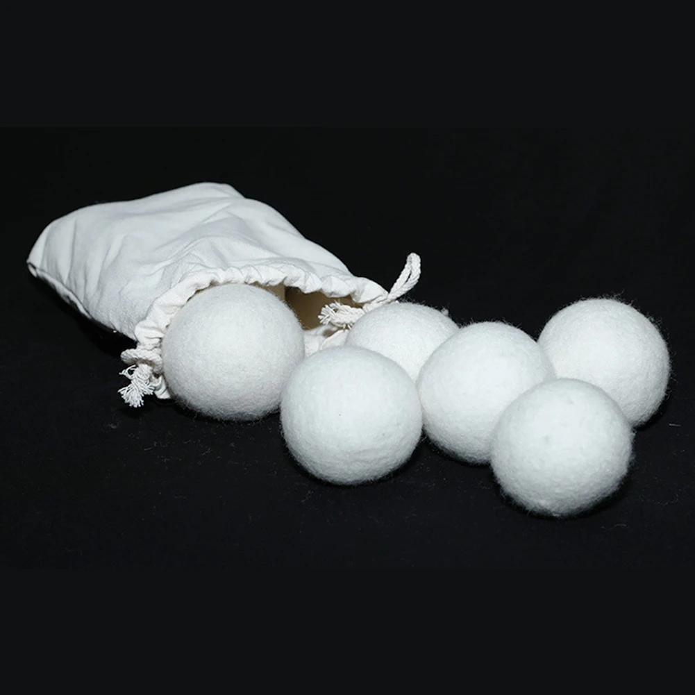 3cm/4cm/5cm Laundry Ball Soften Fabric Wool Dryer Balls Home Washing Balls To Reduce Drying Time Make Clothes Fluffy for Laundry