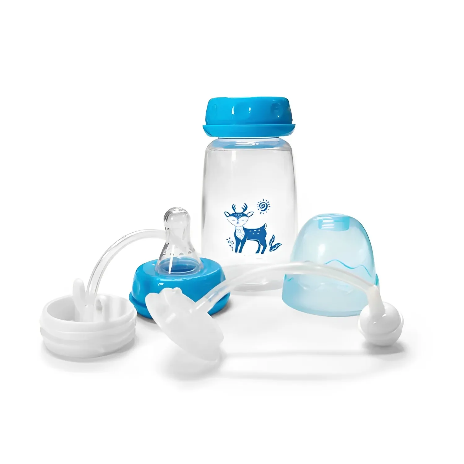 Erduo Plastic Baby Breast Feeding Milk Bottles Drinking Bottle Children with Straw for Water Babies Newborn Set Hands Free milk bottle feeding bottle baby feeding utensils