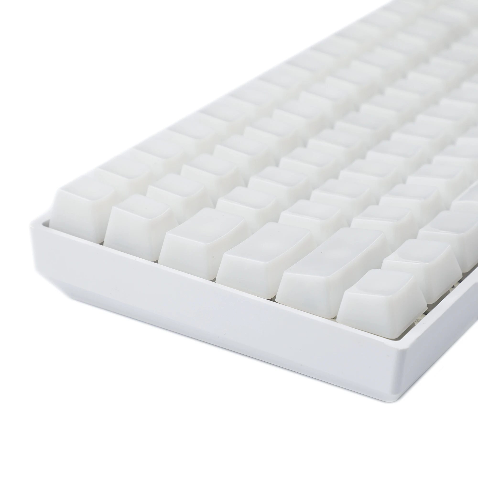 Brilho Branco do Perfil do Oem da Névoa do Leite Através de Keycap 120 Chaves Abs Ansi Iso 1.5 mm Teclado Mecânico do mx Rgb Gk61 96 84 68 108 87 - Imagem 4