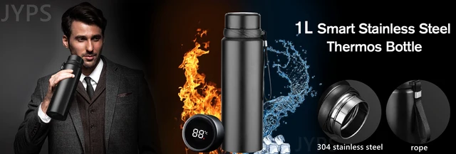  VENCO Stylish Smart Vacuum Flask Thermos Water Bottle