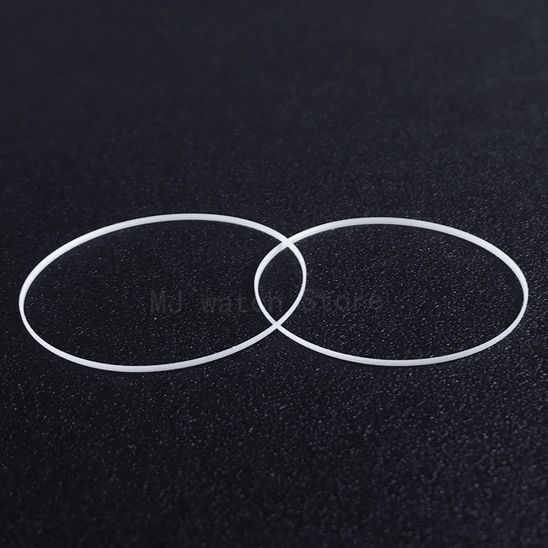 Guarnizioni per vetro per orologi, impermeabili, assortite, guarnizioni in vetro per orologi, 31 pezzi, 15-30 mm, altezza 0,9 mm, spessore 0,45 mm, 31