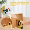 Picture Framing Point Driver Aluminum Alloy Hand Picture Frame Tool with 1000/2000 Nail Lightweight Point Nail Tacker Adjustable 3