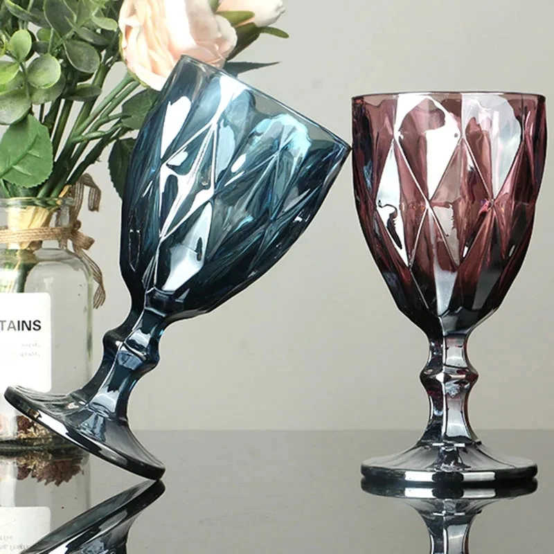 Carved Crystal Wine Glasses 2