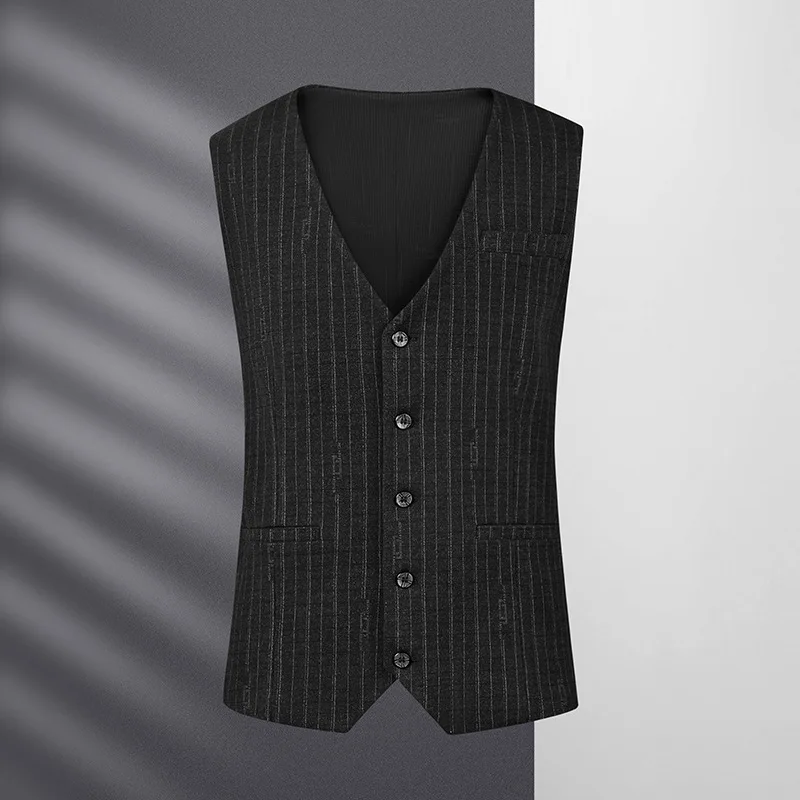 Men's Striped Suit Set Spring Autumn Plus Size M-12XL