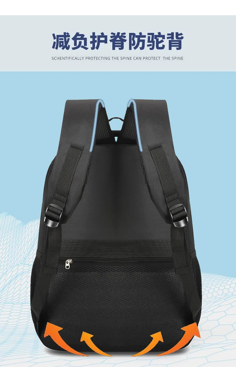 Rucksack Student Schultasche Russische Reiserucksack Koreanische Version Unisex Casual Laptoptasche Verdicken Doppelte Umhängetaschen – Detail 7