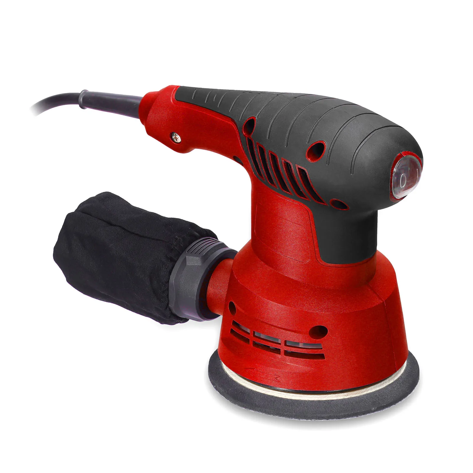 300W Handheld Electric Eccentric Sander 5 Inch 125mm Sanding Plate Electric Sander Wood Processing Furniture Car Polishing