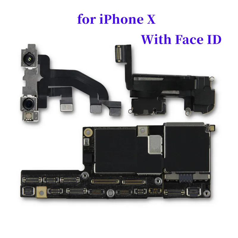 Carte mère 100% entièrement débloquée pour iPhone X Poly, avec Face ID, iCloud gratuit, prise en charge de la mise à jour  509