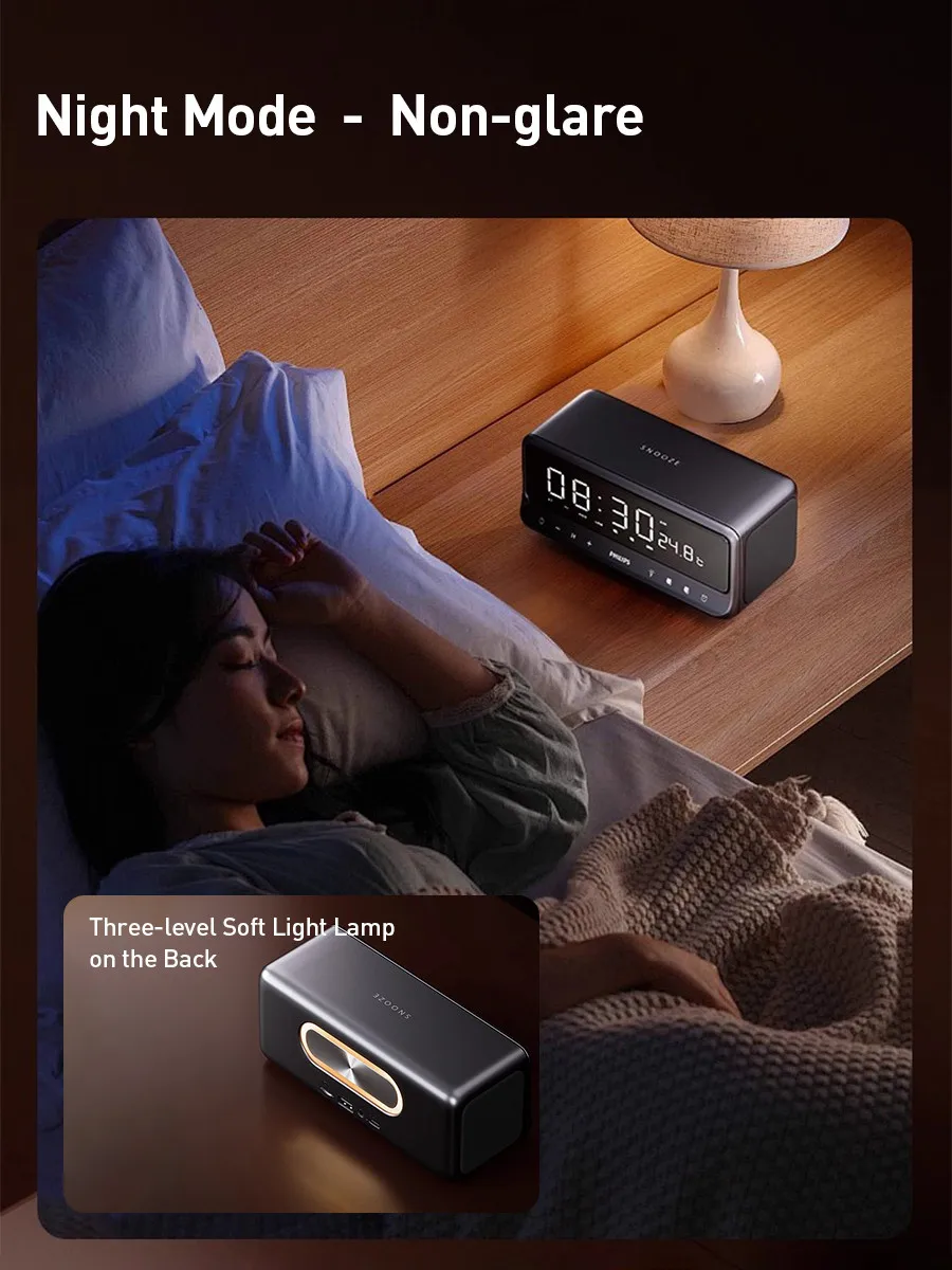 Philips TAS3609 Bluetooth-Lautsprecher mit Echtzeit-Temperaturanzeige_voghion.com
