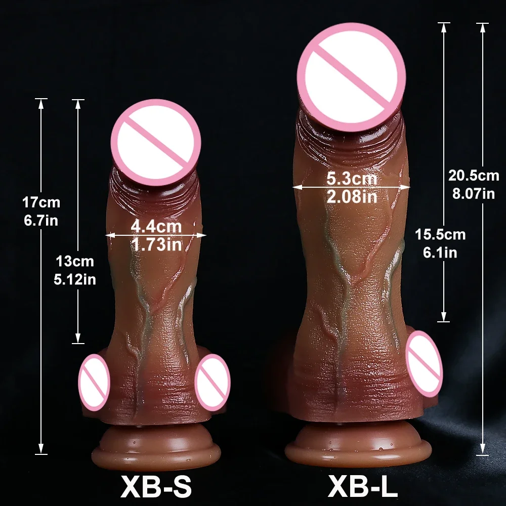 Realistic Silicone Penis Huge Soft Dildos for Women Masturbator Female Vagina Massage Anal Dick with Suction Cup Sex Product 18+