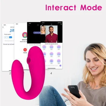 Bluetooth Sucking Vibrator Female Powerful Clit Sucker Clitori Stimulator Couple Vibrating Egg Remote Control Vibrator for Women 5