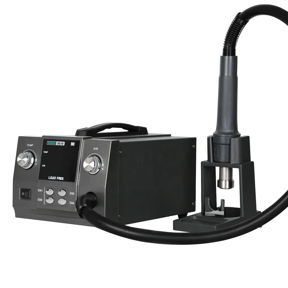 hot air gun smd sugon 8610 hot air gun soldering hot air blower heat gun  for mobile phone repaire - AliExpress