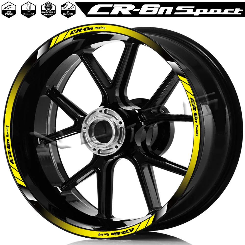 For ER-6N Motorcycle Wheel Sticker Rim Decal Accessories